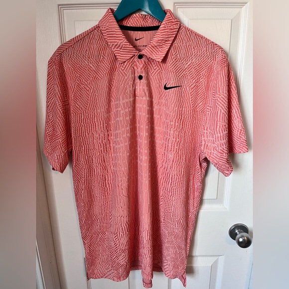 NWT Mens Nike Dri Fit Advantage Textured Golf Polo Shirt NWT Size Large - Picture 6 of 13